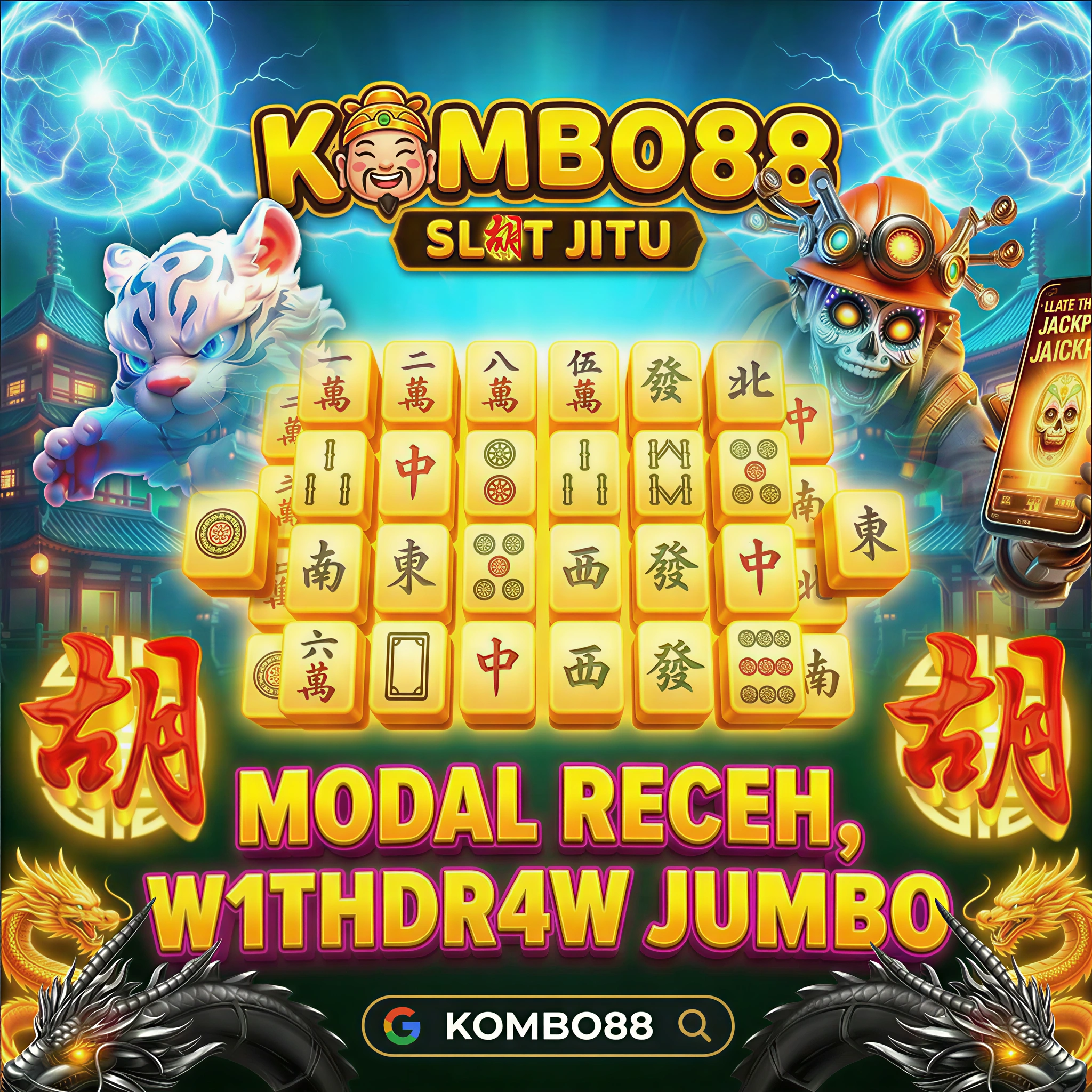 Sertifikat, penghargaan, tanda, atau dokumen yang dipajang di KOMBO88 PLATFORM JITU MODAL RECEH PASTI TARIK JUMBO